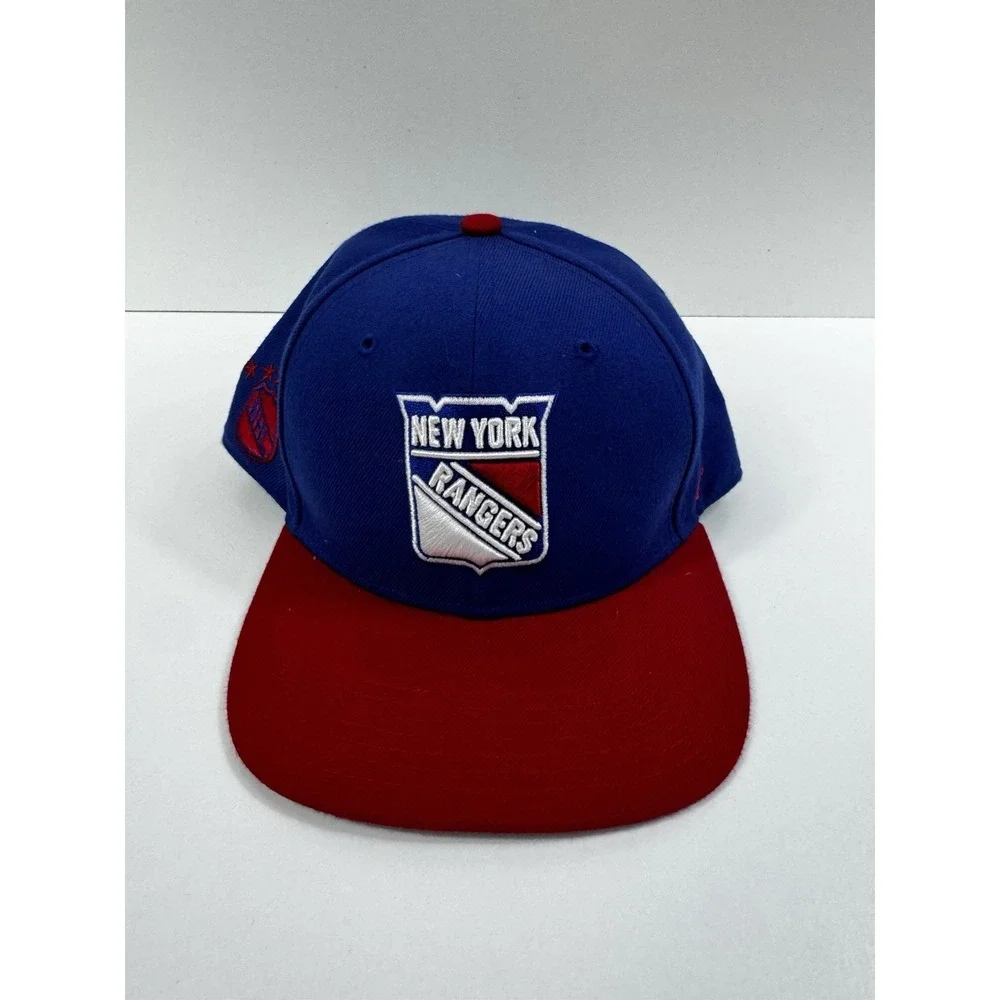 Men's '47 Blue New York Rangers Primary Captain Snapback Hat NHL NYR OSFM